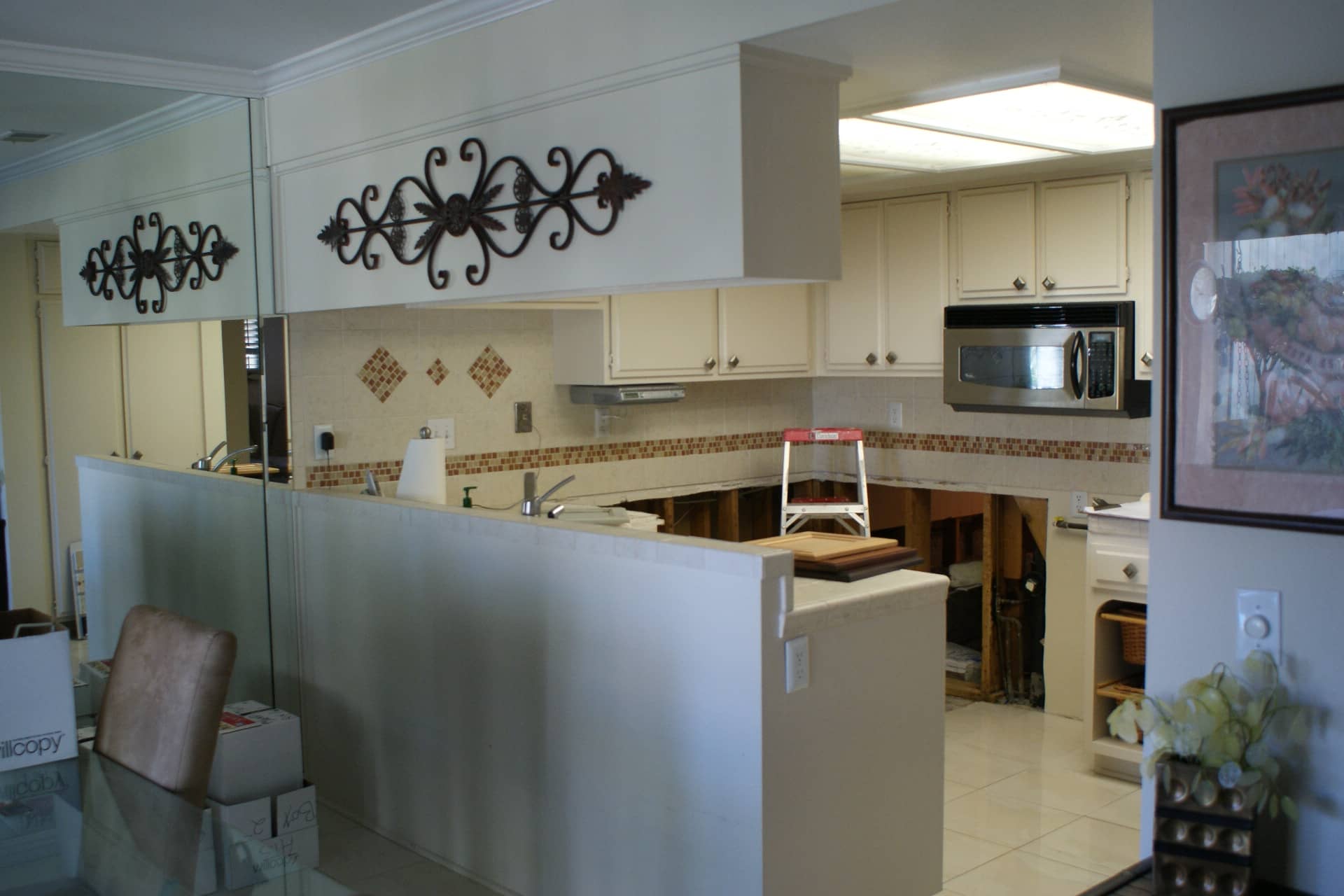 Chef-inspired kitchen renovation with island seating