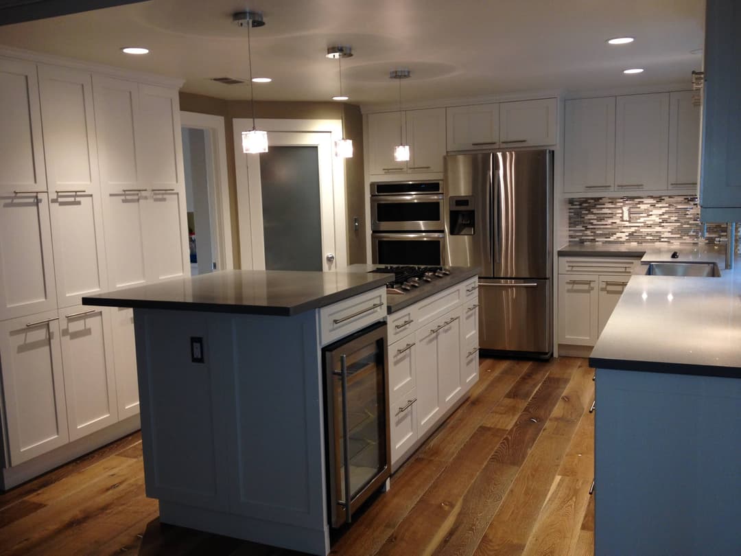 Chef-inspired kitchen renovation with island seating